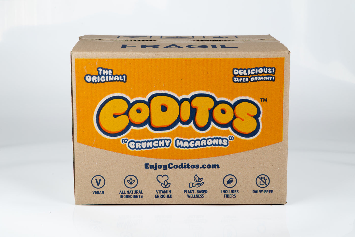 "Crunchy Macaronis" with Avocado Oil > BOX of 25 (individual 2.82 oz bags)
